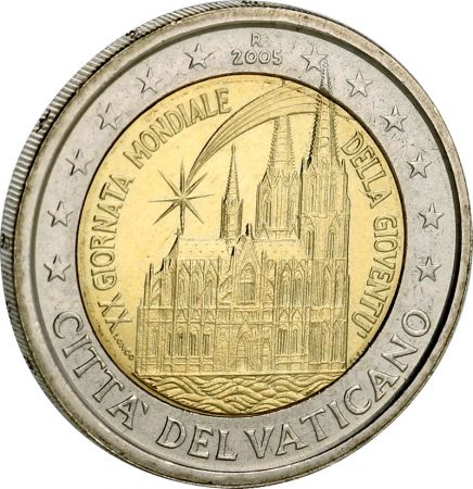 Vatican JMJ à Cologne - 2 Euros Commémo. 2005