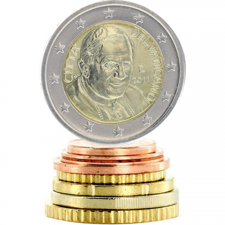 Vatican Série Euros 2011 - Benoit XVI