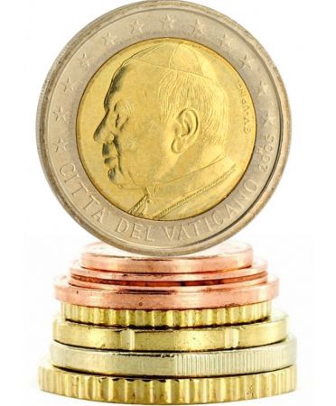 Vatican Série Euros 8 monnaies en euros 2005 - Jean-Paul II