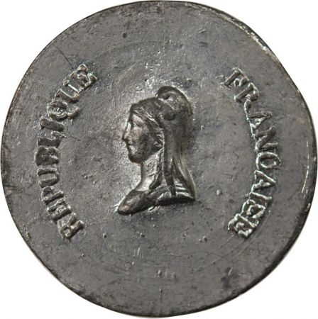Vatican VATICAN / REPUBLIQUE FRANCAISE - MEDAILLE ETAIN - ENTREE DE L\'ARMEE FRANCAISE A ROME, 31 JUILLET 1849