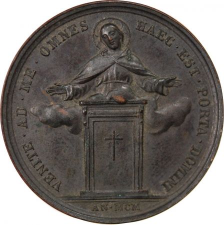 Vatican VATICAN, LEON XIII - MEDAILLE BRONZE 1900