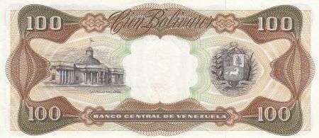 Venezuela 100 Bolivares Simon Bolivar - 1979