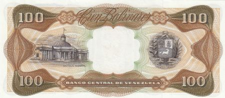 Venezuela 100 Bolivares Simon Bolivar - 23-11-1976