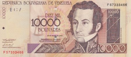 Venezuela 10000 Bolivares 2004 - A. J. de Sucre, Tribunal Suprême