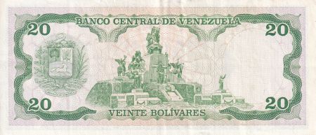 Venezuela 20 Bolivares - José Antonio Paez - 1981 - Série G - P.64b