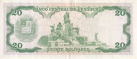 Venezuela 20 Bolivares - José Antonio Paez - 1981 - Série G - P.64b