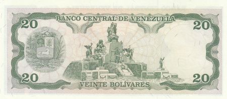 Venezuela 20 Bolivares - José Antonio Paez - 1998 - Série E