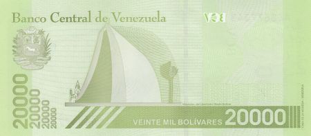 Venezuela 20000 Bolivares Simon Bolivar - 2019 (2020) - Neuf