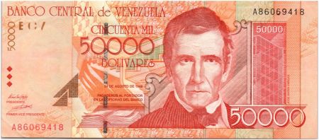 Venezuela 50000 Bolivares José Maria Vargas - Immeuble 1998