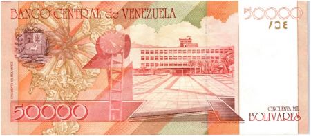 Venezuela 50000 Bolivares José Maria Vargas - Immeuble 1998