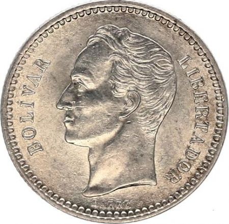 Venezuela Y.21.a 1/2 Bolivar, Simon Bolivar - 1945