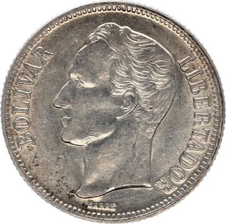 Venezuela Y.37 1 Bolivar, Simon Bolivar - 1954