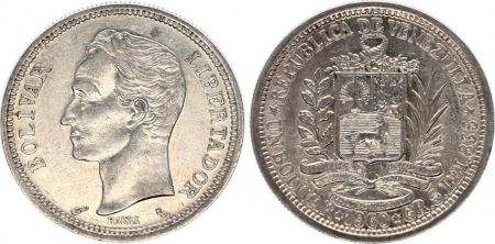 Venezuela Y.37.a 1 Bolivar, Simon Bolivar - 1960