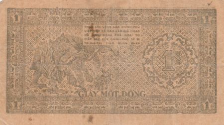 Vietnam 1 Dong Ho Chi Minh - 1947 - P.9a sans filigrane