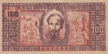 Vietnam 100 Dong Ho Chi Minh - 1948 - P.28c Série KL043-SC055