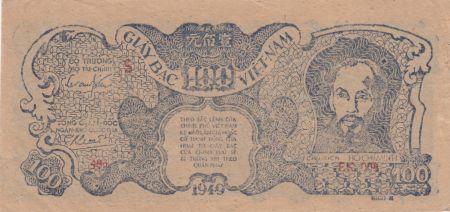 Vietnam 100 Dong Ho Chi Minh - 1949 - P.30b  Série EK 008