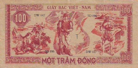 Vietnam 100 Dong Ho Chi Minh, femmes et enfants, travailleurs