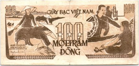 Vietnam 100 Dong Ho Chi Minh, soldats - Travailleurs 1951 Série A G