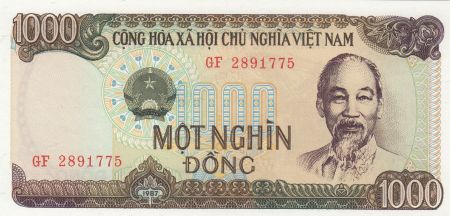 Vietnam 1000 Dong 1987 - Ho Chi Minh, Extraction minière