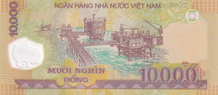 Vietnam 10000 Dong - Ho Chi Minh - Platerforme - 2014 - P.119h