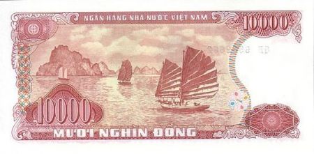 Vietnam 10000 Dong Ho Chi Minh - Jonques