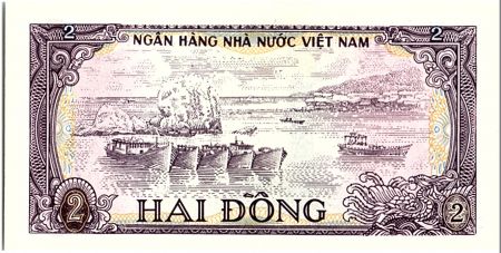Vietnam 2 Dong, Tour d\'Hanoi - Sampans - 1985 - P.91