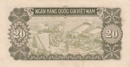 Vietnam 20 Dong Ho Chi Minh - 1951 - TTB - P.60b