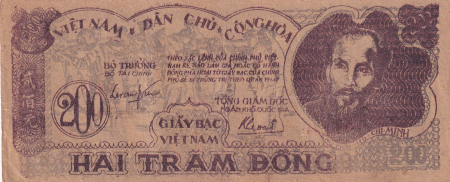 Vietnam 200 Dong - Ho Chi Minh - ND (1950) - Série XA060