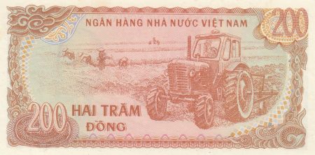 Vietnam 200 Dong 1987 - Ho Chi Minh, Tracteur