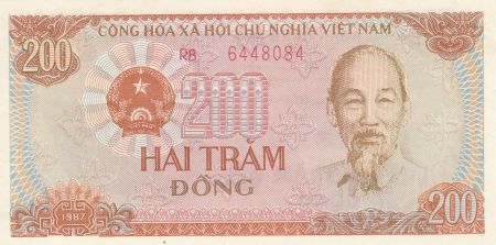 Vietnam 200 Dong 1987 - Ho Chi Minh, Tracteur