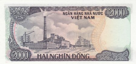 Vietnam 2000 Dong  1987 - Ho Chi Minh, Usine