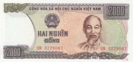 Vietnam 2000 Dong  1987 - Ho Chi Minh, Usine