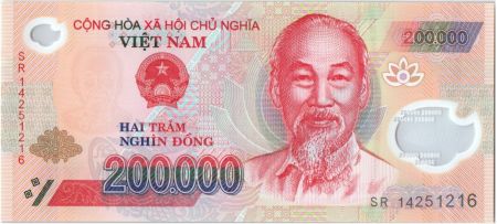 Vietnam 200000 Dong Ho Chi Minh - Baie Ha Long 2014 Polymer