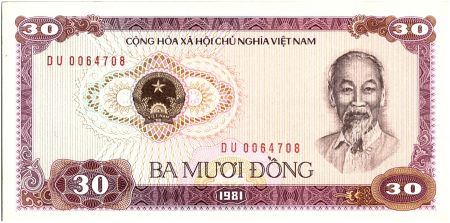 Vietnam 30 Dong, Ho Chi Minh - Port - 1981 - P.87