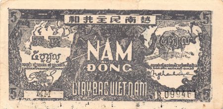 Vietnam 5 Dong Ho Chi Minh 1948 - Série R.09946 - TTB