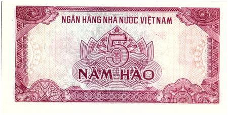 Vietnam 5 Hao, Tour d\'Hanoi  - 1985 - P.89