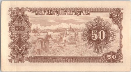 Vietnam 50 Dong,  Ho Chi Minh - Paysans - 1951 - P.61 b