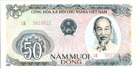 Vietnam 50 Dong, Ho Chi Minh - Pont - 1985 - P.97