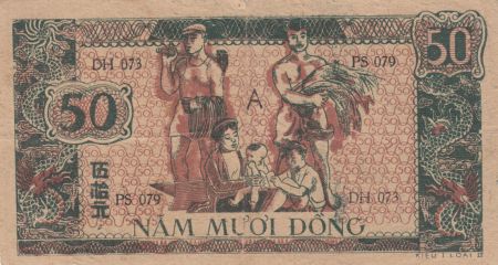 Vietnam 50 Dong Ho Chi Minh - 1948 - P.27  Série PS 079