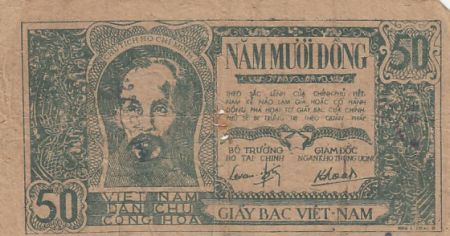 Vietnam 50 Dong Ho Chi Minh - 1948 - Série DH.084