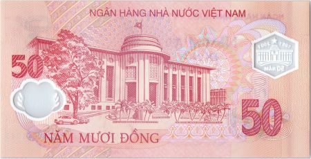 Vietnam 50 Dong Ho Chi Minh - Batiment - 2001