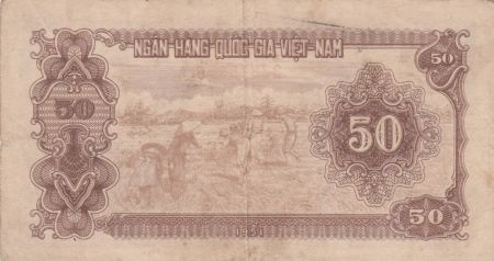 Vietnam 50 Dong Ho Chi Minh - Paysans - 1951 - TB + - P.61b