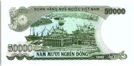 Vietnam 50000 Dong, Ho Chi Minh - Port - 1990 - P.111