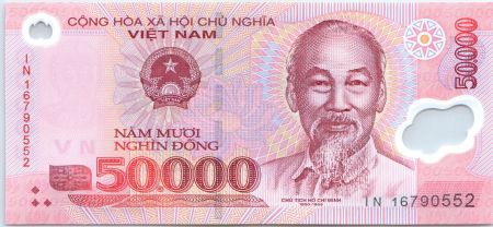 Vietnam 50000 Dong Ho Chi Minh - Monuments 2016