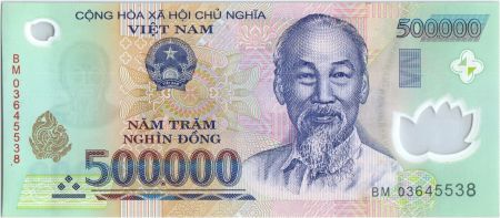 Vietnam 500000 Dong Ho Chi Minh - Maison, champs - 2003
