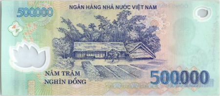 Vietnam 500000 Dong Ho Chi Minh - Maison, champs - 2003