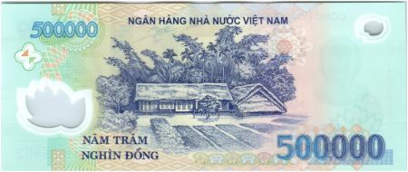 Vietnam 500000 Dong Ho Chi Minh - Maison, champs 2011