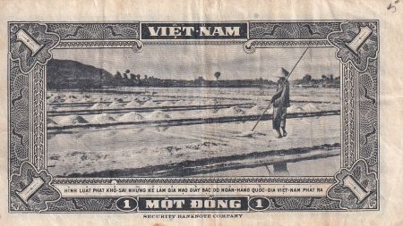 Vietnam du Sud 1 Dong - Agriculture - ND (1955) - Série 14-A - P.11