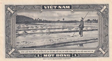 Vietnam du Sud 1 Dong - Agriculture - ND (1955) - Série 7-A - P.11