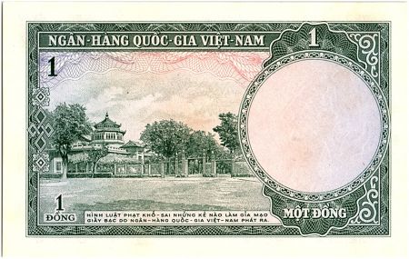 Vietnam du Sud 1 Dong , Temple - Batiment - 1956 - P.1